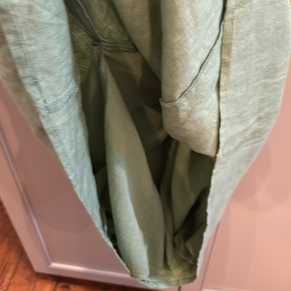 House of Harlow 1960 100% linen mini green dress - Picture 5 of 6